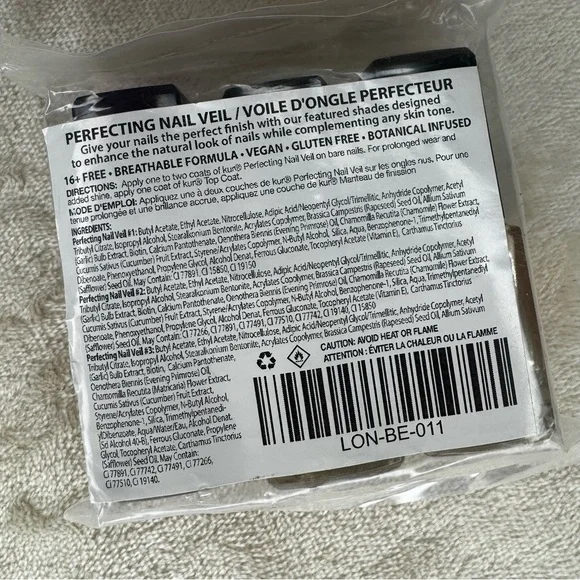 NWT Londontown Perfecting Nail Veil Trio - #1, 2, 3 - Picture 3 of 16